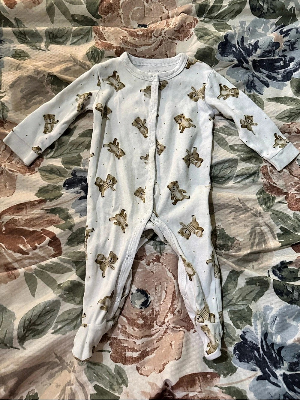 Baby Animal Print Footie Size 3-6M Like New